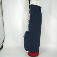 Sacs de golf avec broderie de logo personnalisé d'usine pochette en cuir et toile sac de support de golf LCGB-0014