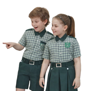 Uniformes Escolares de Graduación para Niños, Camisa, Pantalón y Corbata Unisex de Poliéster/Algodón - Exportador/Mayorista - Product Image 1