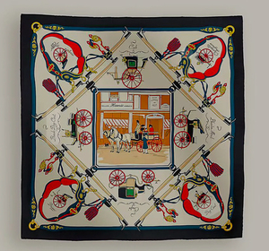 Cotton handmade Wholesale Custom Digital Printed Logo Head Silk Hair <b>Scarf</b> Designer Bandana Square Satin 100% Silk <b>Scarf</b> - Product Image 5