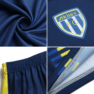 Vente en gros Équipes personnalisées Logo Maillot de football adulte Maillot de football Tissu en maille 100% polyester Respirant Léger FOE Football - Product Image 4