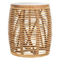 Tabouret en rotin naturel de haute qualité, nouveau, pour l'intérieur, support pour plantes, chaise de loisirs traditionnelle pour chambre à coucher, hôtel, fait main