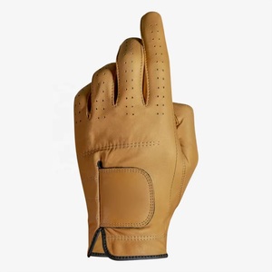 Gants de golf pour hommes en cuir véritable de haute qualité avec logo personnalisé pour le sport - Product Image 1
