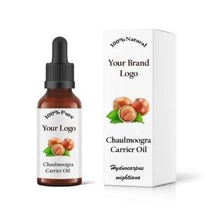 Vente en gros 100% Pure Hydnocarpus Wightiana Chaulmoogra Huile de support pour soins de la peau Hydratant avec option de marque privée - Product Image 2