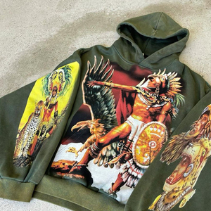 Sudaderas con Capucha de Invierno para Hombre, Estilo Hip Hop Urbano, con Diseño Personalizado, Sudadera de Forro Polar de Alta Calidad con Bolsillo a Bajo Precio - Product Image 3