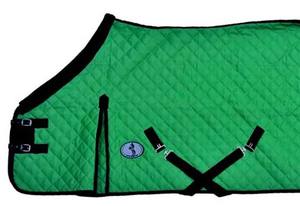 Belle conception de diamant tapis de cheval d'hiver 210g doublure en polyester tissu de forage en coton solide multifonctionnel pour les chevaux - Product Image 5