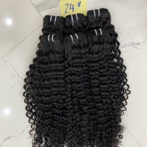Extensions de cheveux vierges naturels vietnamiens de haute qualité, ondulés profonds, toutes cuticules alignées, perruques en dentelle, couleur naturelle, 100g - Product Image 3