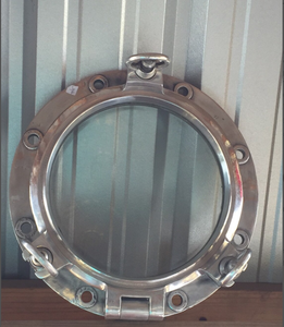 Idéal comme fenêtre, miroir ou table basse-décoration murale de navire récupéré et restauré-fenêtre - Product Image 1