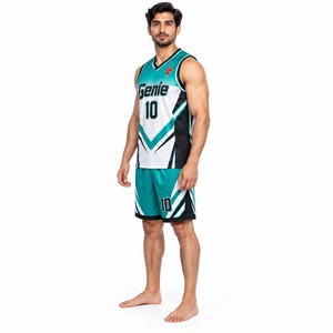 Ropa Deportiva Transpirable, Ligera, para Entrenamiento, Competencia, Práctica, Uniforme de Baloncesto para Hombre, Pantalones Cortos - Product Image 3