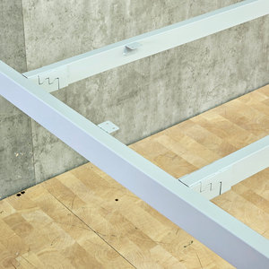 Pieds en acier minimalistes pour table de réunion hospitalière OMA II 240x120cm HCOM209, revêtement poudré - Product Image 4