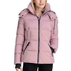 Chaqueta de Motocicleta de Invierno para Mujer Más Vendida, Chaqueta Corta con Capucha y Cremallera, Ligera, Ecológica, Transpirable, Bordado OEM - Product Image 1