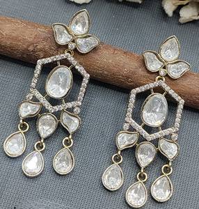 Moissanite Mehandi Pendiente Sku 2131 C1 - Product Image 5