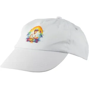 Casquette promotionnelle personnalisée Lisa à 5 panneaux pour la publicité et la promotion de marque - Product Image 1