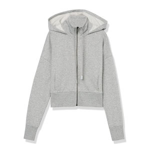 345GSM Heavy Custom <b>Fleece</b> Crop Hoodie Women Oversize Hoodies & Sweatshirts High Quality Customized Women Crop Hoodie <b>Top</b> 2026 - Product Image 5