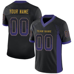 Uniformes de Fútbol Americano de la Más Alta Calidad, Camiseta Corta de Fútbol Americano con Impresión Personalizada, Tejido Transpirable de Secado Rápido para Todas las Temporadas - Product Image 6
