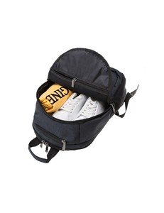 Mochila de cuero de estilo empresarial PLM unisex, con cremallera, impermeable, forro USB para la escuela de tela, viaje, portátil, almacenamiento - Product Image 3