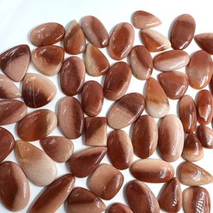 Cabujón de Aventurina naranja natural, mezcla de formas de piedras preciosas sueltas, tamaños para la fabricación de joyas-JaipurSale - Product Image 5