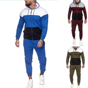Conjunto de chándal personalizado con logotipo de alta calidad para hombre, conjunto de pantalones de chándal acampanados y Sudadera con capucha, conjunto de pantalones de chándal de algodón y sudadera con cremallera - Product Image 6