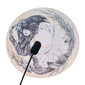 คุณภาพสูงสัตว์ผิว Drumhead หนังกลองผิวเครื่องดนตรีกลองบํารุงรักษาซ่อมแซมคุณภาพเสียงกลอง - Product Image 1