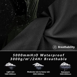 Ensemble imperméable respirant en peau de mouton imprimée, faible MOQ, avec logo personnalisé, veste coupe-vent durable et pantalon, toutes saisons - Product Image 4