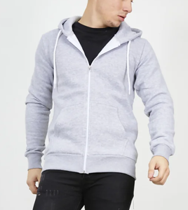 Logo sur mesure multicolore qualité supérieure polaire lourde 380 GSM 100% coton coupe régulière sweats à capuche zippés pour hommes de BD - Product Image 1