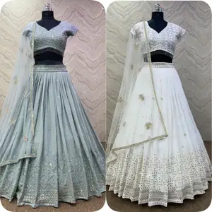 Design moderno ultimo indiano Lehengha Choli per abbigliamento da festa e matrimonio dall'india per l'esportazione a prezzi all'ingrosso