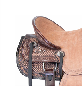 Juego de tachuelas de cuero genuino de primera calidad, monturas de carreras occidentales e inglesas para montar a caballo - Product Image 5