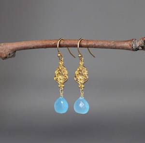 Good Looking Renewal Moonstone Dangle Earring 8X10MM Vintage Children's <b>Wedding</b> Engagement Party - Product Image 5