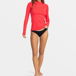 ชุดว่ายน้ำแขนยาวสำหรับผู้หญิง ป้องกันแสงแดด UPF50 แห้งเร็ว ระบายอากาศดี เป็นมิตรกับสิ่งแวดล้อม รับผลิตแบบ OEM ขนาดตามสั่ง - Product Image 2