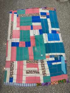 Sostenible cosido a mano 100% algodón hecho a mano Reversible Kantha tradicional Vintage hecho a mano Boho Chic decoración del hogar Kantha - Product Image 4