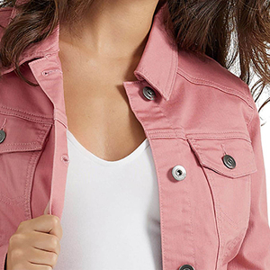 Veste en jean léger femmes élégant Streetwear vêtements d'extérieur décontractés respirant matériau Durable confortable vêtements de mode - Product Image 2