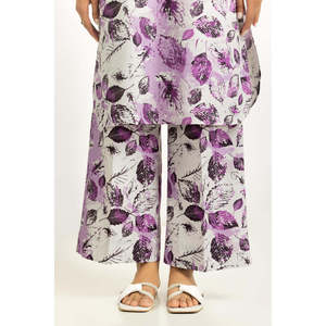 ชุดลำลองแบบเซ็ต IPST-55029 ผ้าวิสโคสสลับลายพิมพ์ชีฟอง สำหรับฤดูใบไม้ผลิ/ฤดูร้อน - Product Image 5