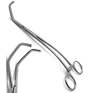 Pinzas vasculares DeBakey, pinza aórtica de punta de mandíbula, pinzas cardiovasculares quirúrgicas de acero inoxidable, instrumentos médicos - Product Image 2