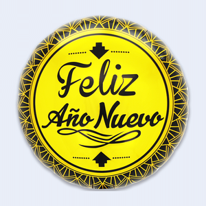 Globos Feliz Año Nuevo 45X53Cm Decoración de Fiesta Bolsa de 12 Piezas - Product Image 1