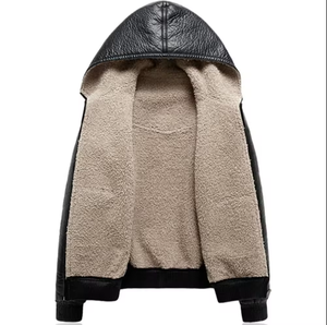 Top Trending Custom Double Faced Polar Fleece Leather Reversible Waterproof Breathable Eco-Friendly Motorcycle <b>Biker</b> <b>Jacket</b> Men - Product Image 2