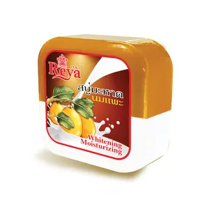 Reya Mahad and Goat milk Soap (153g) Herbal soap bar Skin Care Vitamin Beauty Whitening Products from Thailand