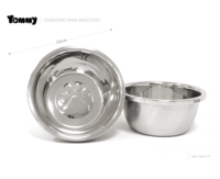 Yommy Évier pour animaux de compagnie d'intérieur en acier inoxydable, léger, écologique et étanche, à commande manuelle pour l'Europe