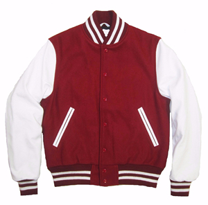All colour plus size Varsity Jackets for Men Stand Collar Woolen <b>Fabric</b> Casual Style Front Logo CollegeBaseballjacket for men - Product Image 1