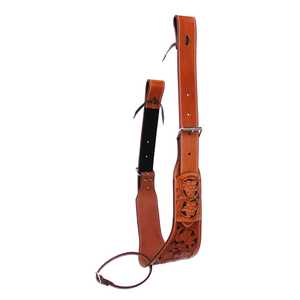 La mejor calidad de cuero marrón Western Horse Saddle Cinch Billets Circunferencia Flanco trasero con logotipo personalizado Cuero de calidad para propietarios de caballos - Product Image 3