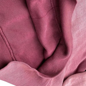 Servicio OEM al por mayor mejor diseño ácido lavado sudaderas con capucha ligero color sólido ácido lavado sudaderas con capucha - Product Image 4