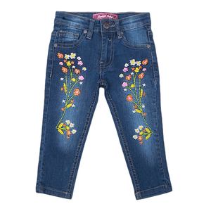 Pantalon en jean brodé Chase Value pour filles - Bleu - 2-3 ans - Product Image 1
