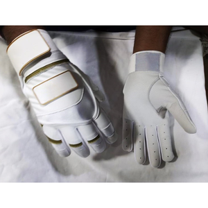 Guantes de Bateo de Béisbol Profesionales Hechos a Medida, Recién Lanzados, Antideslizantes, de Cuero Duradero, Ajustables para - Product Image 6