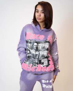 OEM Custom Embroidery Hoodies Cotton <b>Cropped</b> Hoodies Jogger <b>Pants</b> Tracksuits Sweatsuit Hoodie and Sweatpants Set for <b>Men</b> - Product Image 6