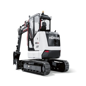 Mini-excavatrice sur chenilles Hidromek avec moteur, pompe et poignée conçue pour les sites à accès restreint, maintien d'une force de rupture impressionnante - Product Image 6