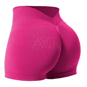 Shorts de Mujer de Cintura Alta, Elásticos, Ligeros, Transpirables, de Tela Suave, Color Blanco - Product Image 1