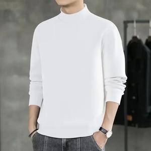 Camisetas de calidad superior de secado rápido al por mayor, camisetas personalizadas transpirables de manga completa para hombres, Camiseta 100% de algodón con cuello redondo para hombres - Product Image 6