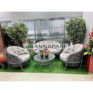 Ensemble de meubles de jardin en rotin ANNAPARK Dubaï, 2 pièces - Product Image 1