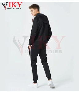 ชุดวอร์มสำหรับผู้ชายทรงสลิมฟิตผ้าโพลีเอสเตอร์เนื้อนุ่มยืดได้ชุดออกกำลังกายและวิ่งออกกำลังกายผ้าไนลอนจาก viky Industries - Product Image 4