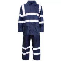Conjunto de Traje Impermeable y Cortavientos de 2 Piezas con Cierre, Transpirable y Duradero, a Precios Económicos, 100% Poliéster