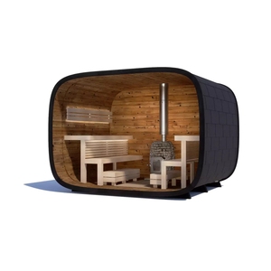 Sauna à vapeur extérieur de luxe pour 6 à 8 personnes + livraison gratuite - Product Image 3