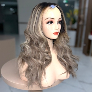 Peluca de encaje frontal con precio al por mayor de buena calidad 100% cabello humano vietnamita peluca ondulada de Color personalizada - Product Image 3